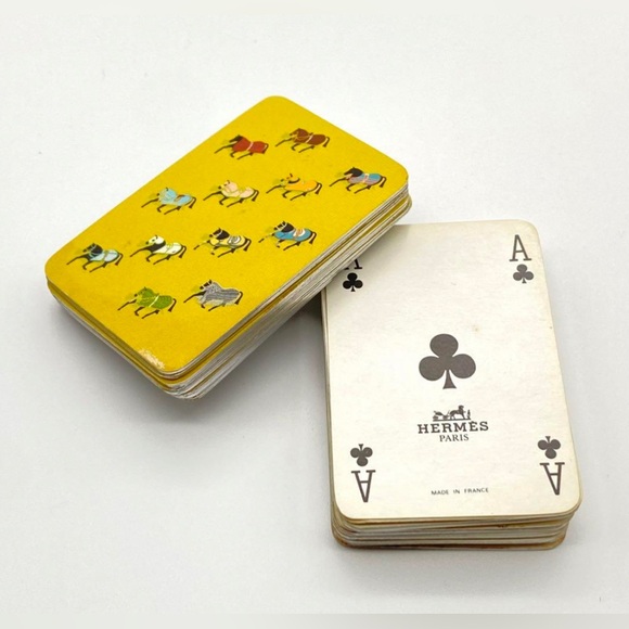 Coming soon Hermes playing cards HERMES, Hermes, Mini Trump, Yellow, Silver - Picture 5 of 8